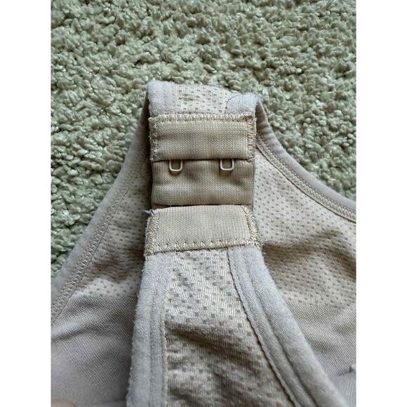 Prairie Wear Hugger Prima Full Zip Crop Post-Surgical Bra Beige Women's Size M - Picture 6 of 6